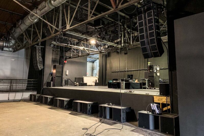 Warehouse Live Event Venue Sound System LD Systems