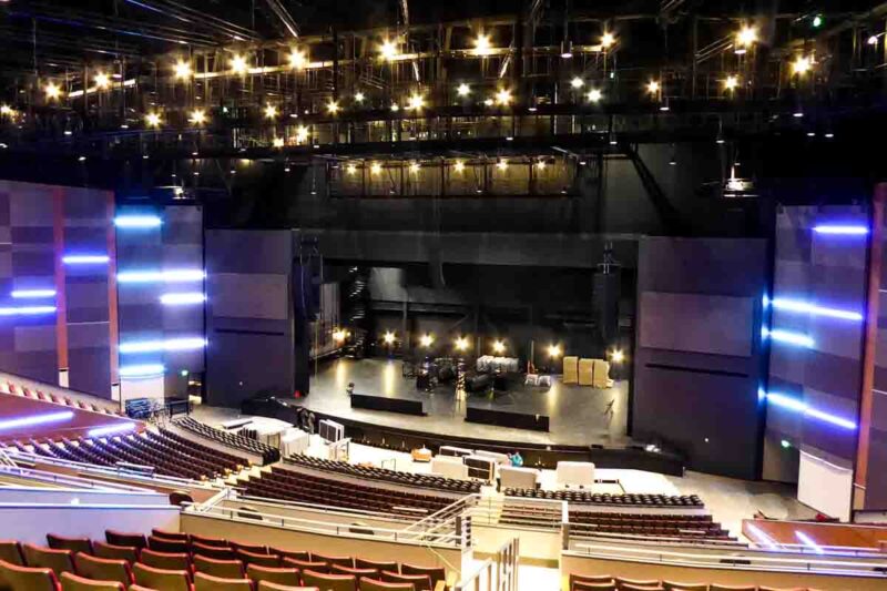 Smart Financial Center Theater Sound System Integration - LD Systems
