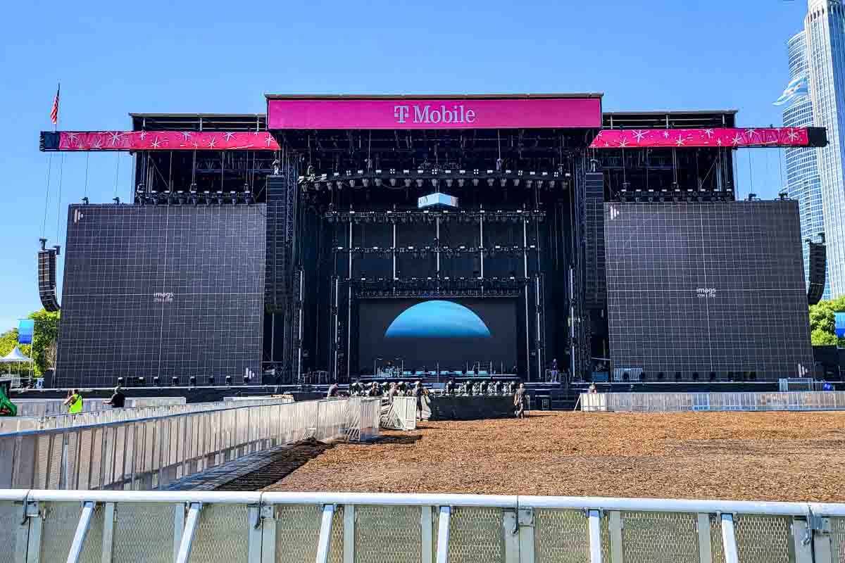 Lollapalooza Stage Lighting and Sound Systems LD Systems