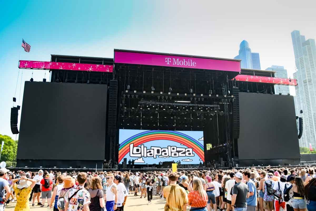 Lollapalooza Music Festival Stage Lighting and Live Sound LD Systems